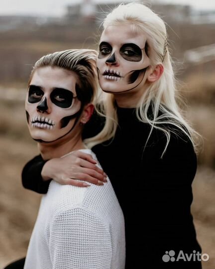 Грим, Аквагрим на Хэллоуин