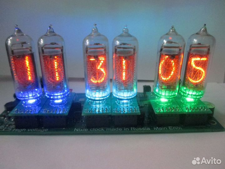 Ламповые часы Nixie clock модель mark 3