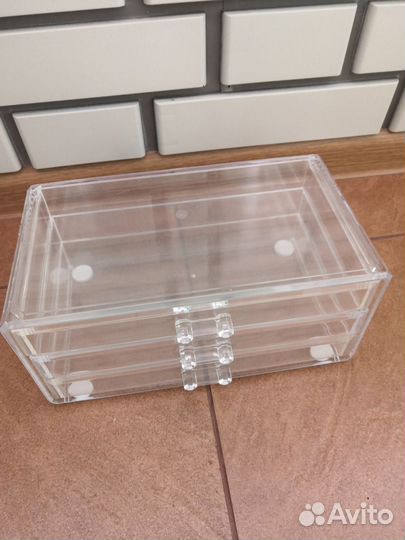 Органайзер для косметики Акриловый комод Deco