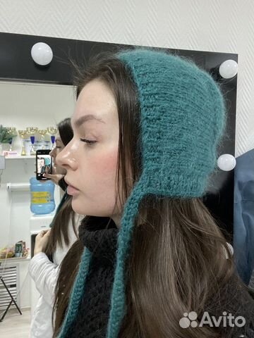 Чепчик женский вязаный