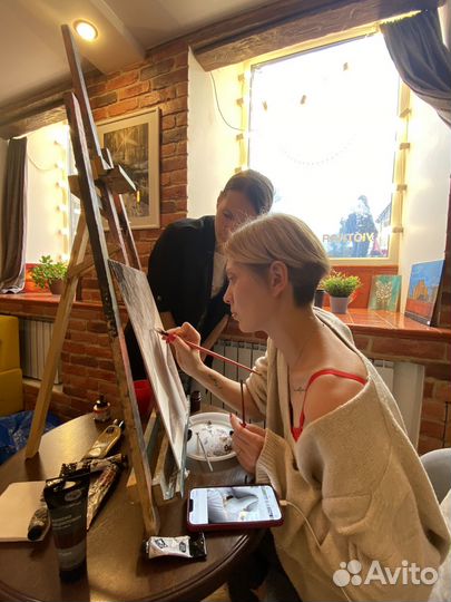 Рисование вином, живопись, мозаика - мастер-классы