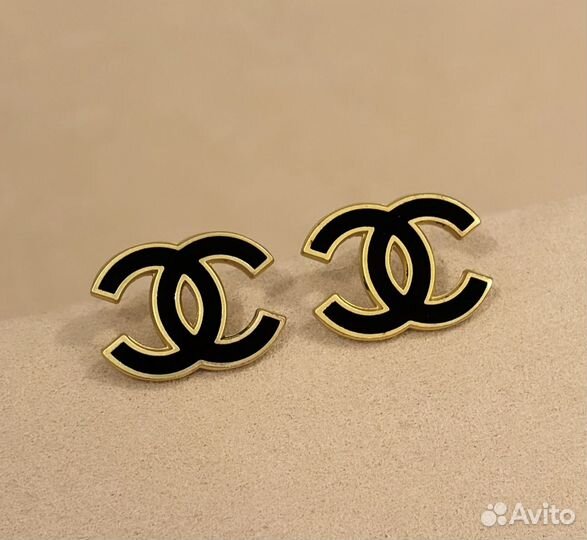 Chanel серьги пусеты коллекция 2023 года премиум