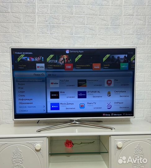 3 D, SMART TV, Wi-Fi, Samsung 40 дюймов