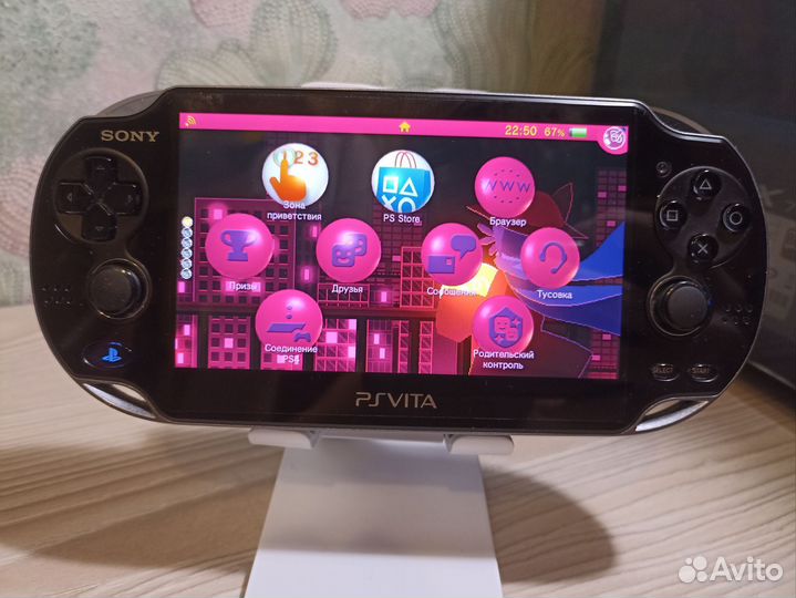 Sony ps vita прошитая + игры