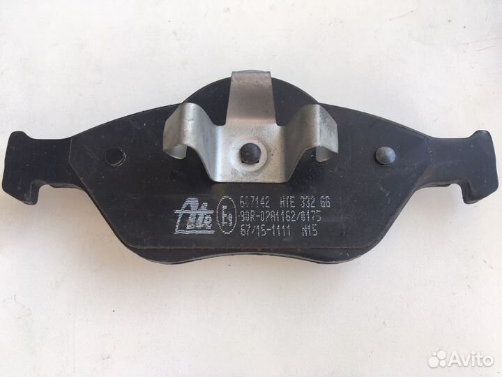 Колодки тормозные передние ATE (607142)