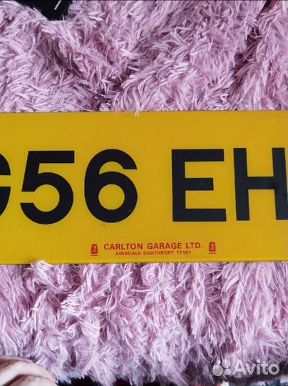 Номер автомобильный LADA Великобритания