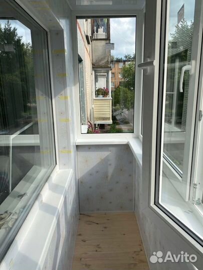 Остекление балконов под ключ