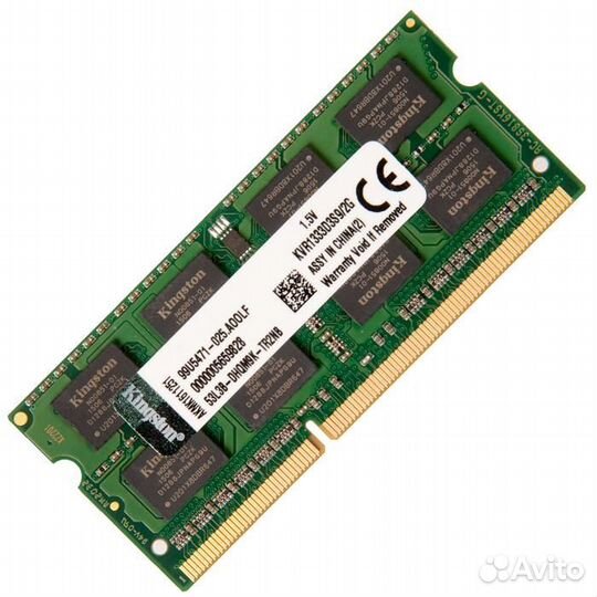 Оперативная память для ноутбука SO-dimm DDR3, 2 Гб