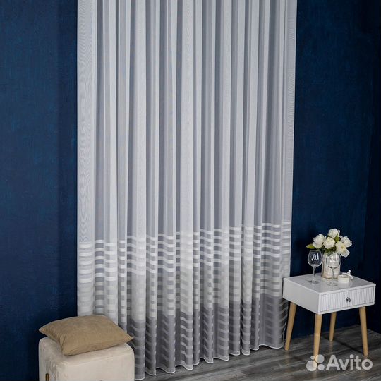 Тюль Трио Риф