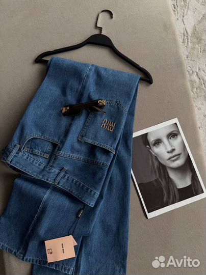 Джинсы miu miu