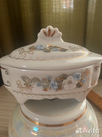 Шкатулка кисловодский фарфор