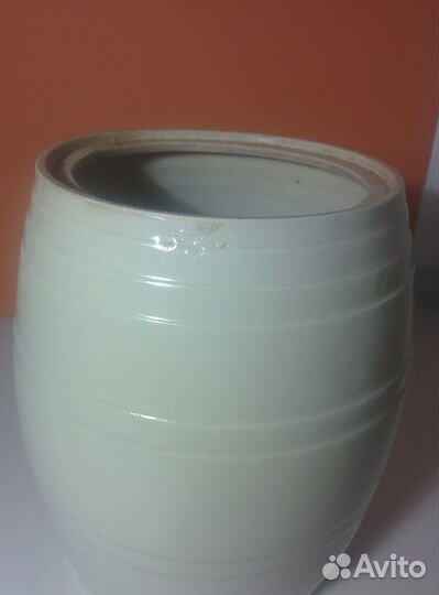 Бочонок лфз банка для хранения фарфоровая 50-е