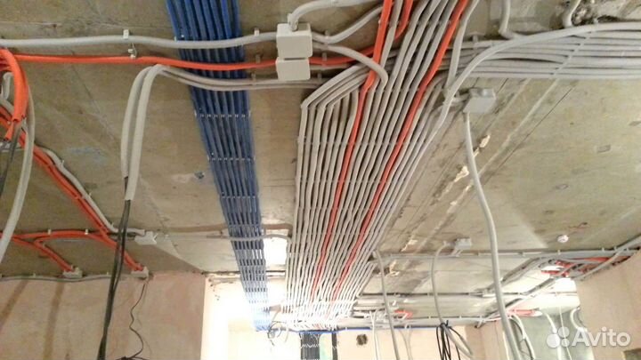 Комплексный электромонтаж электрики 