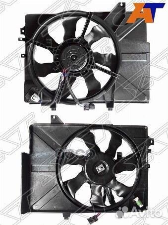 Диффузор радиатора в сборе hyundai getz 02- ST