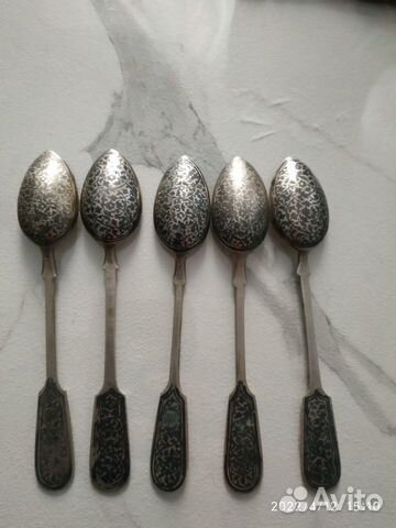 Серебряные чайные ложки