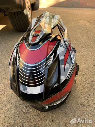 Мотошлем кроссовый