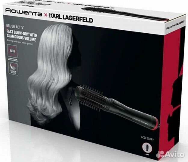 Фен-щетка Rowenta Karl Lagerfeld Activ Keratin&Shi