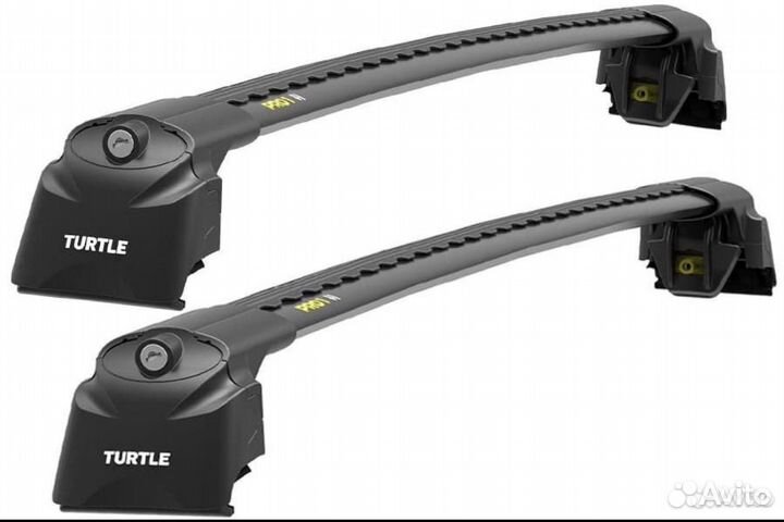Багажник на рейлинги turtle AIR-2 Black 122