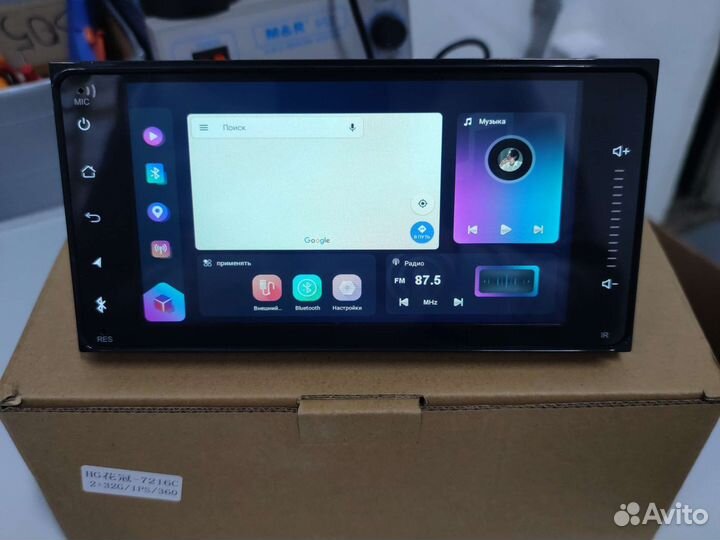 Штатная магнитола Toyota 20x10cm,2/32,EQ+Hi-Fi