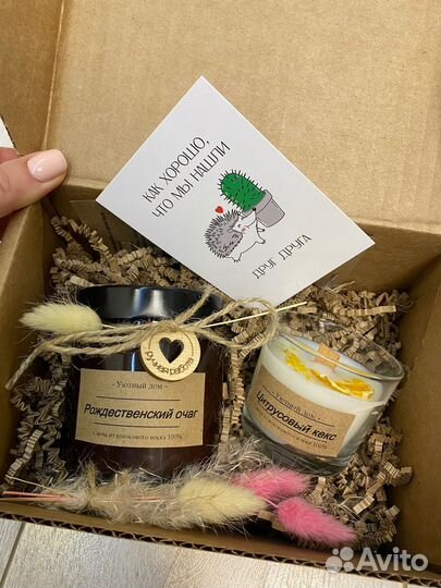 Ароматизированные свечи из кокосового воска