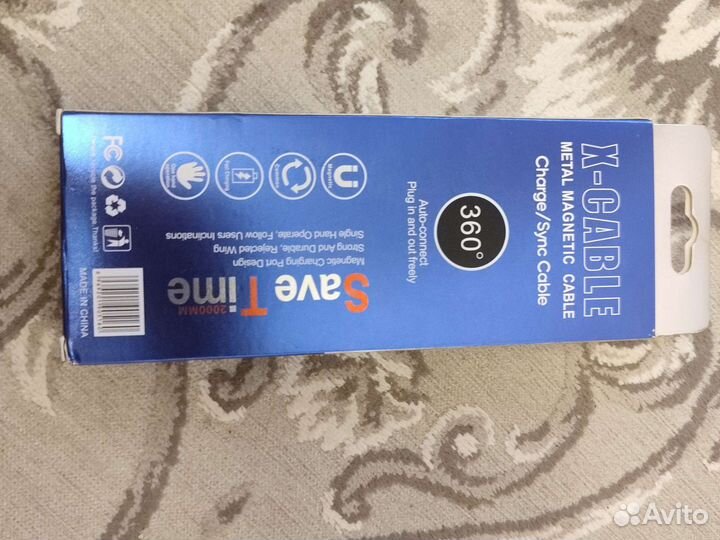 Кабель X-Cable магнитный микро-USB 2.0