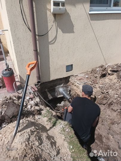 Септик из бетонных колец установка септиков дренаж