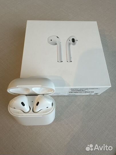 Беспроводные наушники apple airpods 2 white