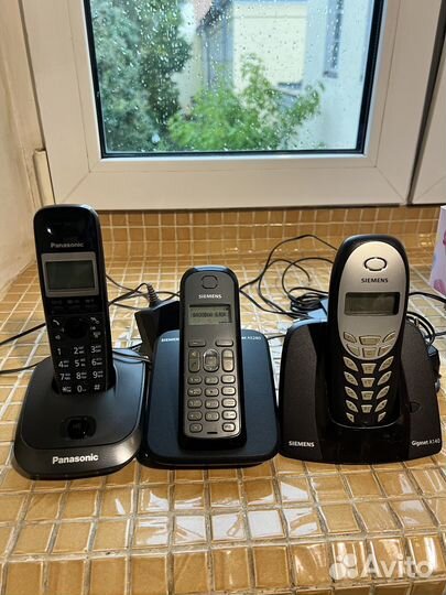 Телефоны стационарные siemens, panasonic