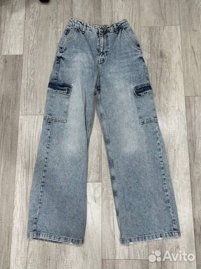 Джинсы карго cargo y2k