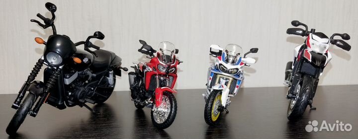Модели мотоциклов 1/18 и 1/12