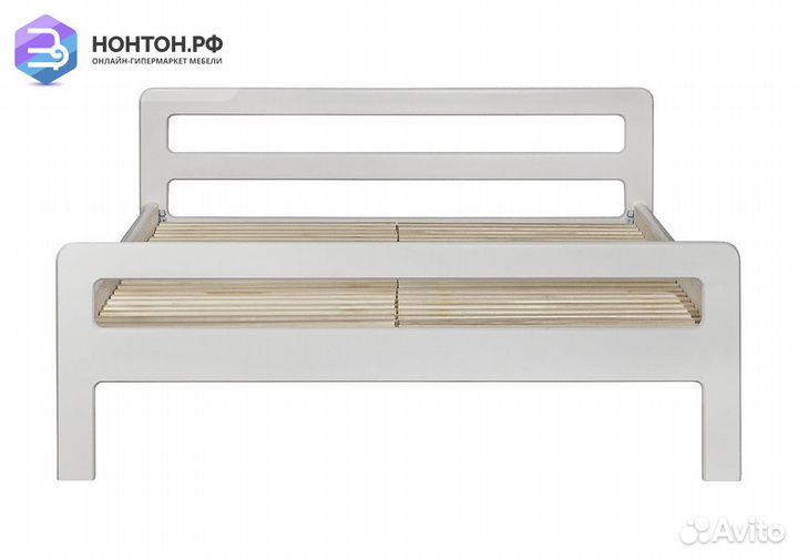 Кровать Массив-Н снег