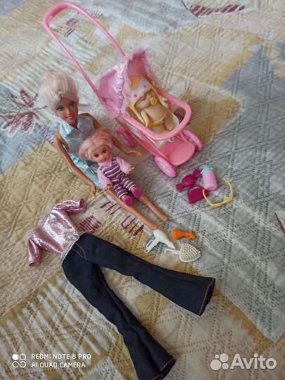 Кукла с детками