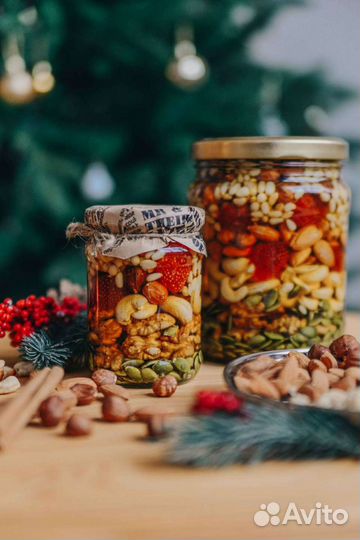 Мед с орешками. Доставка по РФ