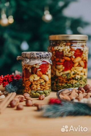 Мед с орешками. Доставка по РФ