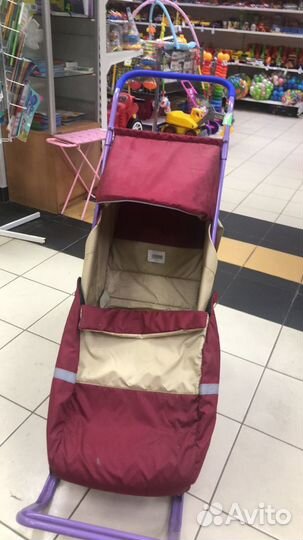 Санки-коляска