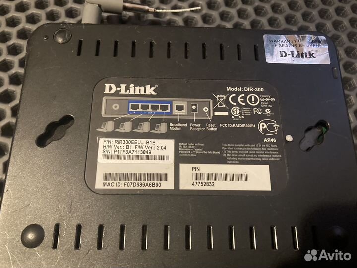WiFi роутер D-Link DiR-300