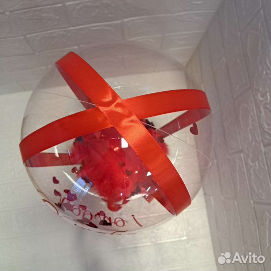 Композиция с живыми розами