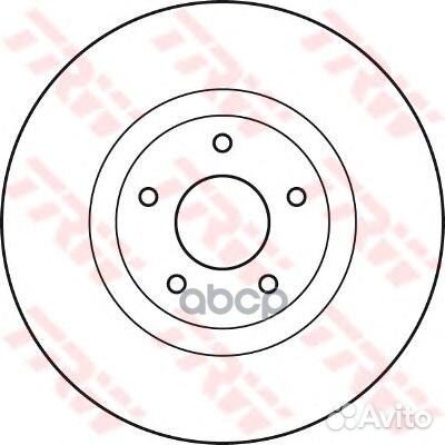 Диск тормозной перед DF4989S TRW