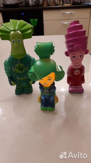 Фиксики 3 шт. папус, мася, верта