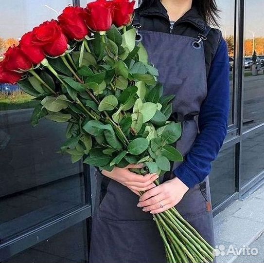 Высокие розы 150 160 170 180 190см доставка Москва