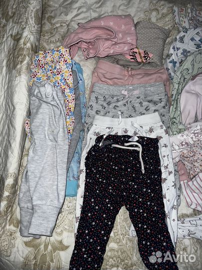 Вещи пакетом на девочку74-80-86