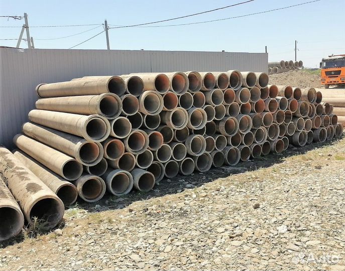 Труба асбестовая б/у 300 мм (4 / 5 / 6 метров)