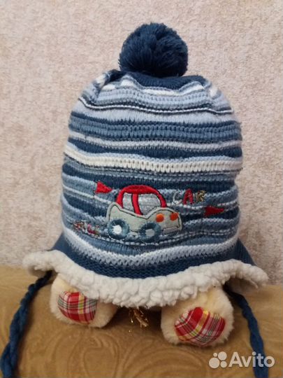 Зимняя шапка для мальчика