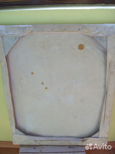 Лунный пейзаж, масло 70-е гг. 20 в