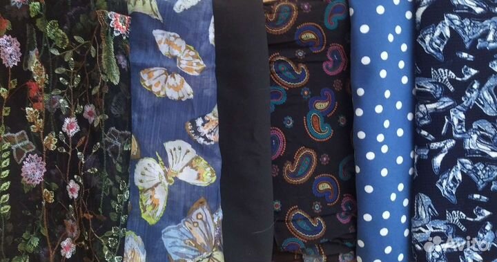 Отрез ткани плательная