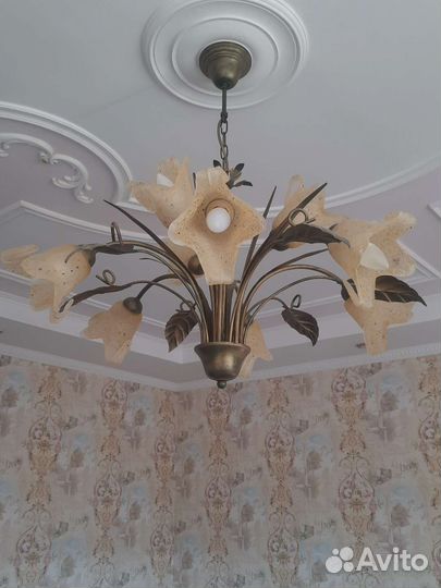 Люстра потолочная бу