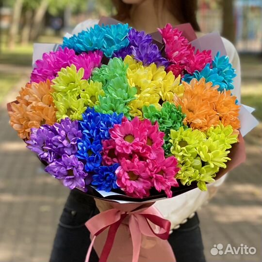 Букет из хризантем