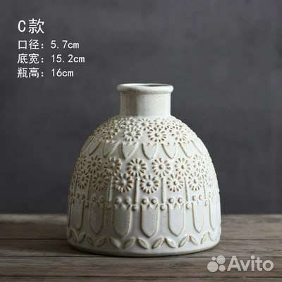 Ваза для цветов керамика