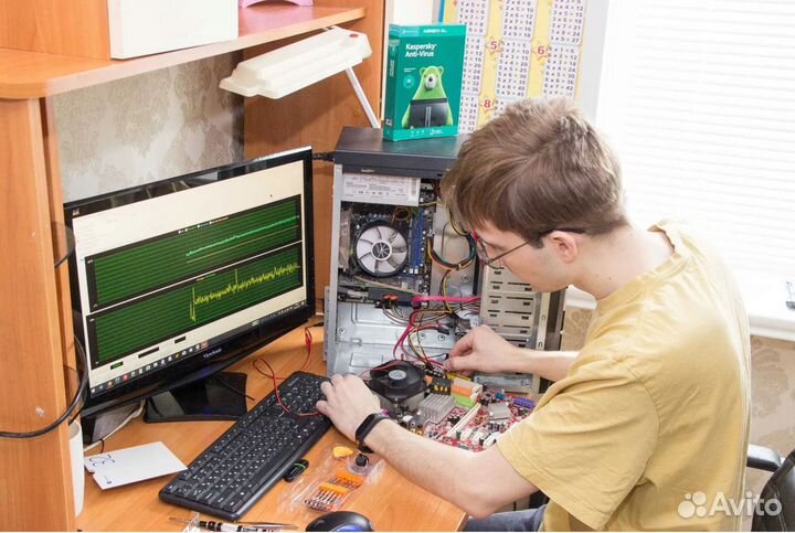 Установка прог удалённо и выезд, сборка пк, ремонт
