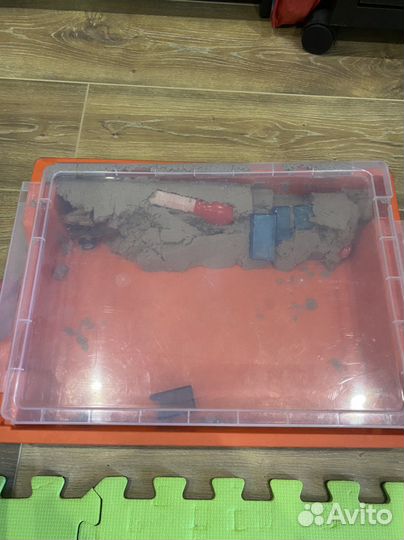 Кинетический песок с песочницей